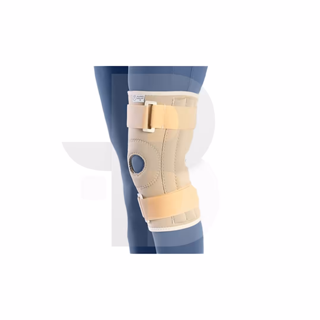 زانوبند نئوپرن چهار فنره قابل تنظیم طب و صنعت 41500