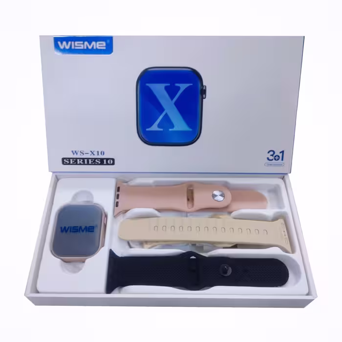 ساعت هوشمند سری 10 ویسمی مدل WS-X10 با 3 بند سیلیکونی