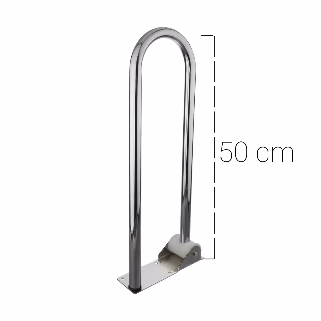 دستگیره کمکی تاشو 50cm کروم آرامش سازان