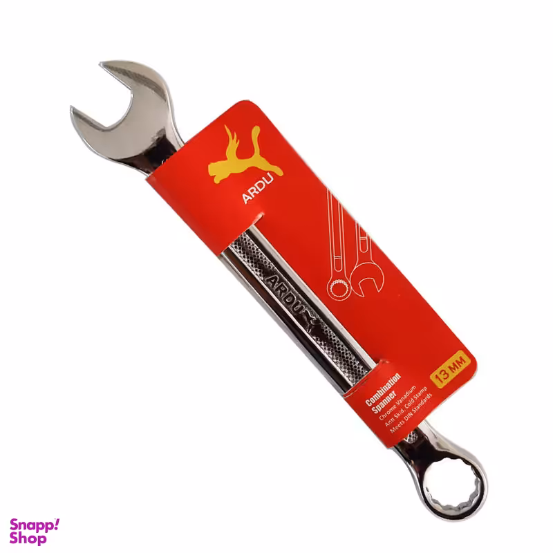 آچار یکسر تخت و یکسر رینگی آردو مدل CRV سایز 13 میلی متر