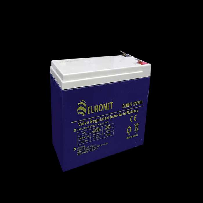 باتری 12 ولت 9 آمپر یورونت - فروشگاه اینترنتی طیف سنتر