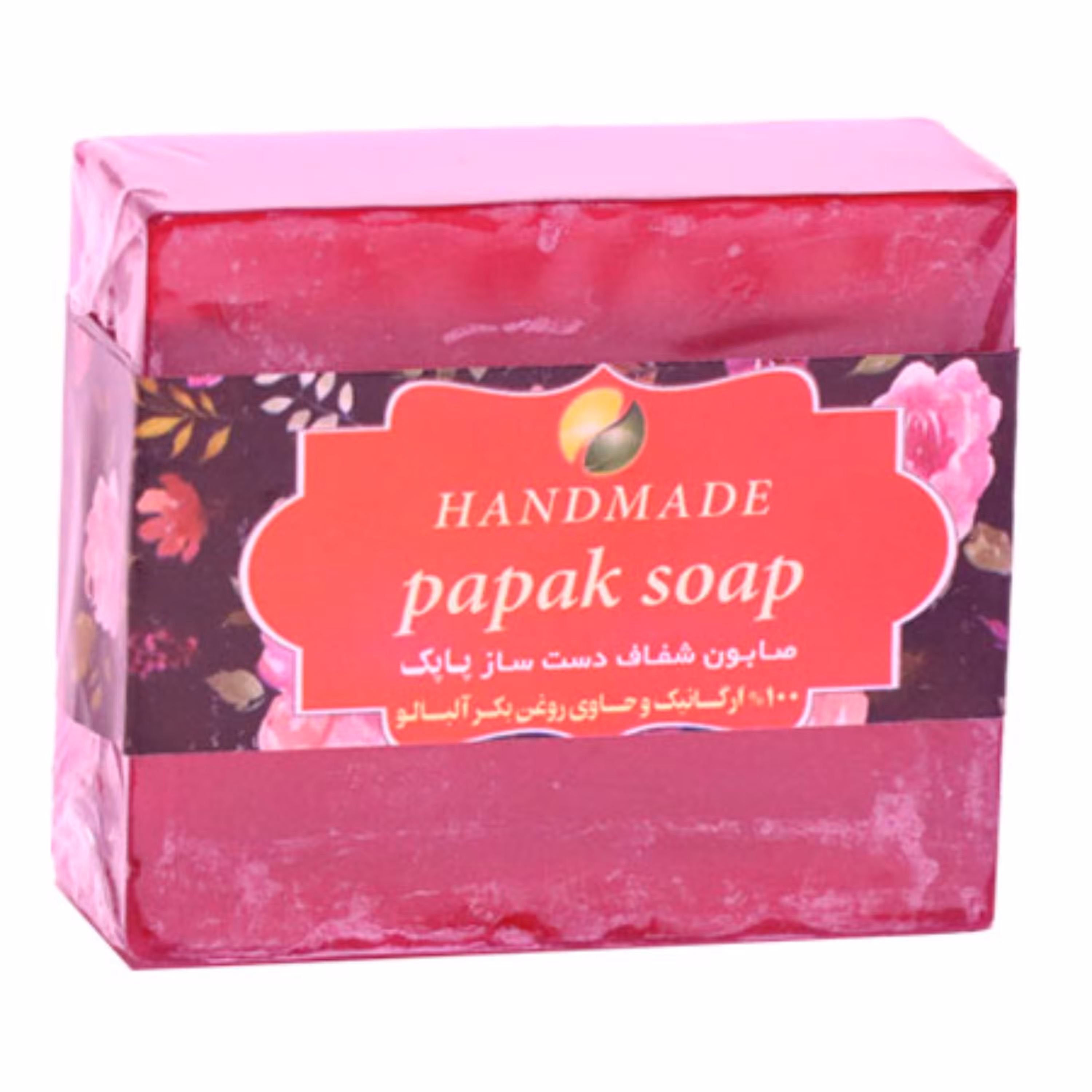 صابون گلیسیرینه روغن بکر آلبالو