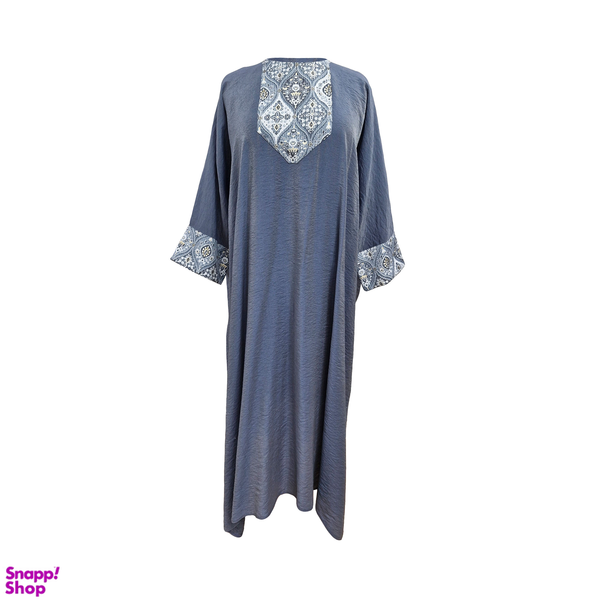 مانتو زنانه مدل کفتان کد 313 رنگ طوسی