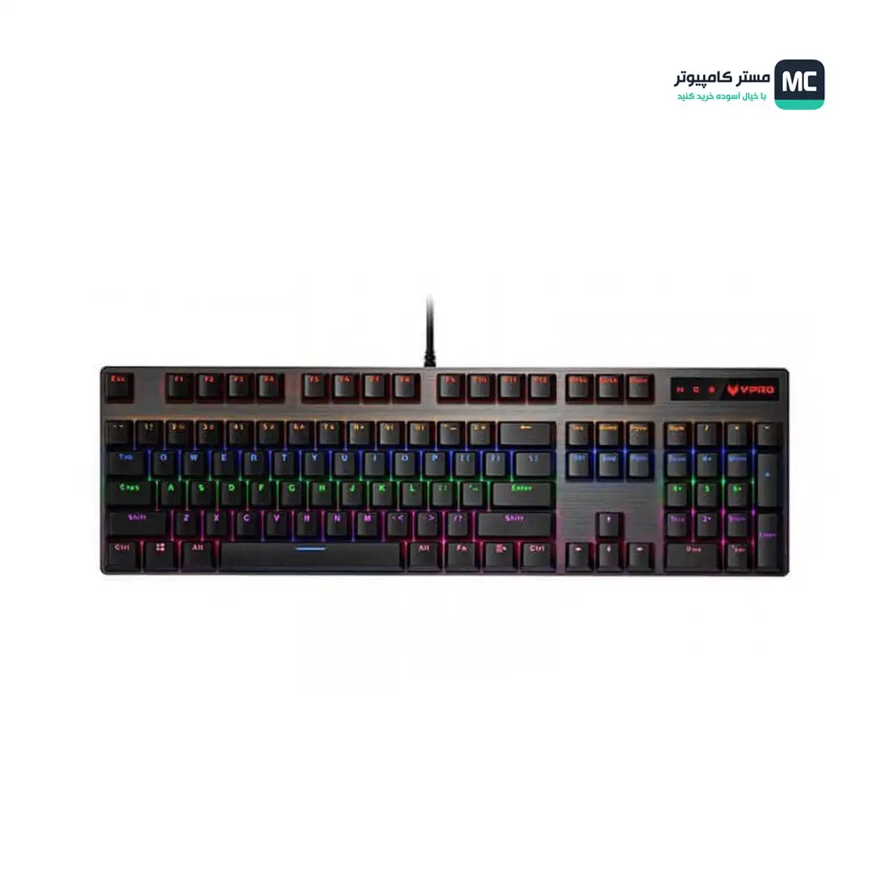 قیمت و خرید کیبورد مکانیکال رپو V500 RGB | مستر کامپیوتر | آسوده خرید کنید