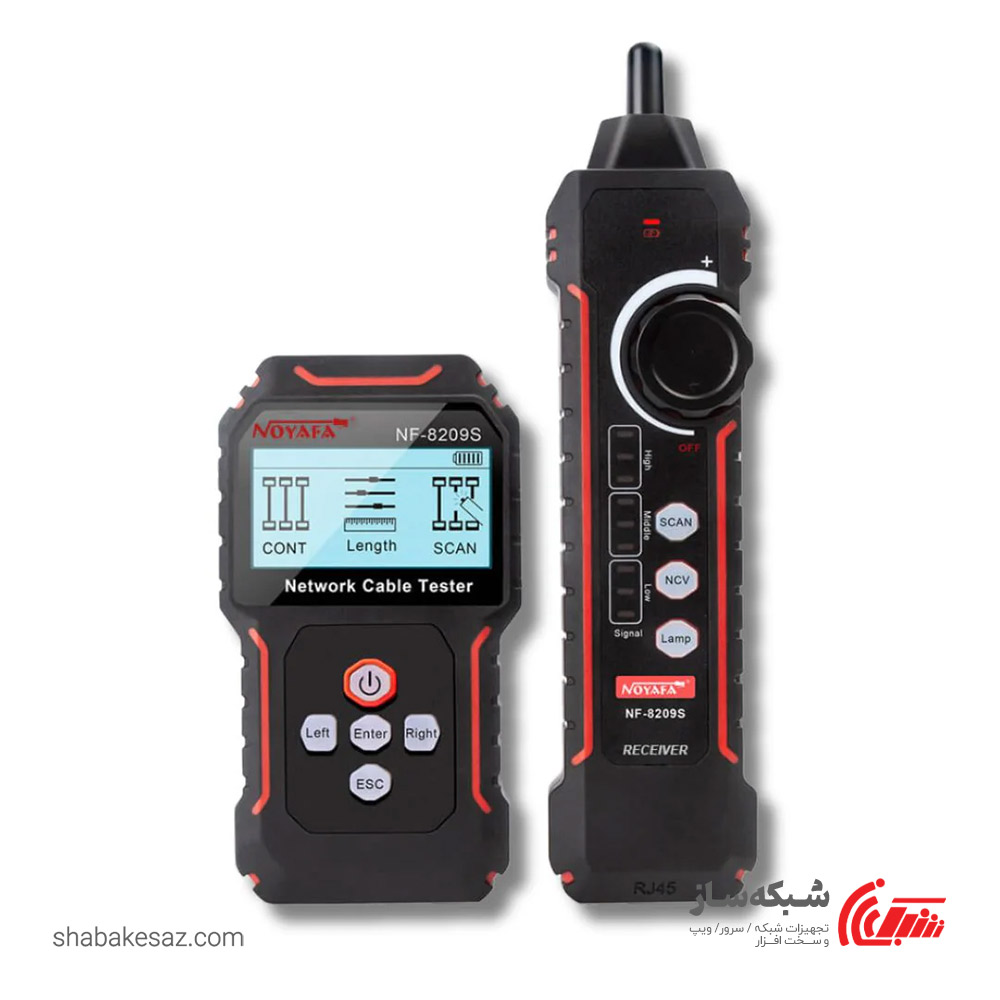 قیمت و خرید تستر کابل شبکه نویافا NOYAFA NF-8209S - شبکه ساز