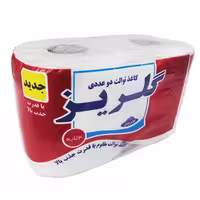 دستمال توالت 4 لایه گلریز بسته 2 عددی