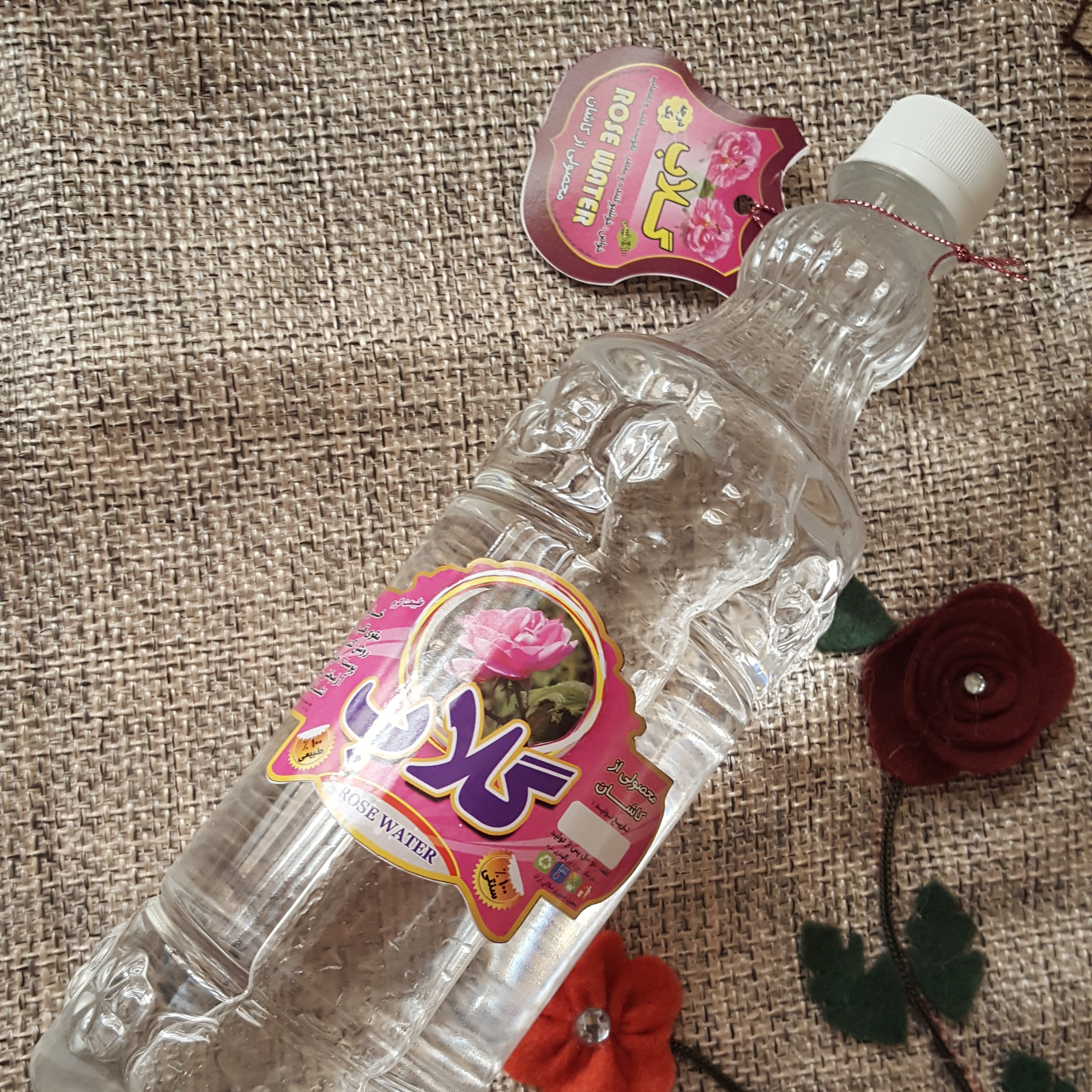 گلاب یک لیتری ممتاز سنتی اصل کاشان 100 درصد خالص و ارگانیک