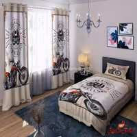 روتختی طرح موتورسیکلت هارلی دیویدسون کد 15493