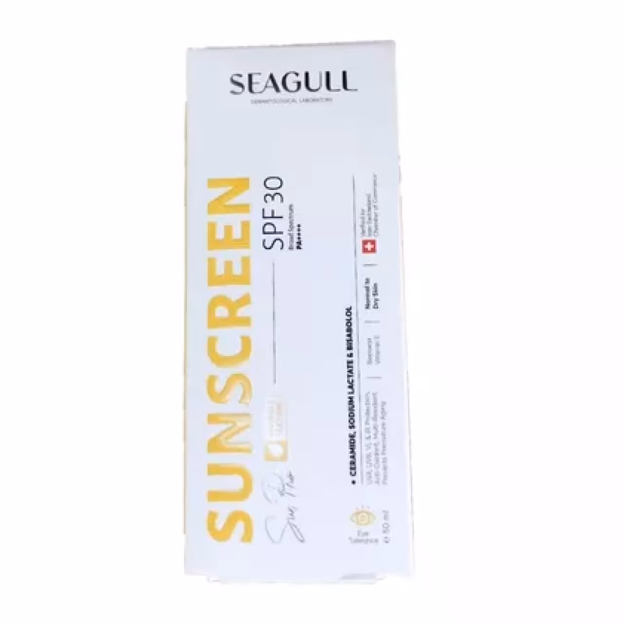 کرم ضد آفتاب فاقد رنگ SPF 30 مناسب پوست نرمال تا خشک - سی گل حجم 50 ml