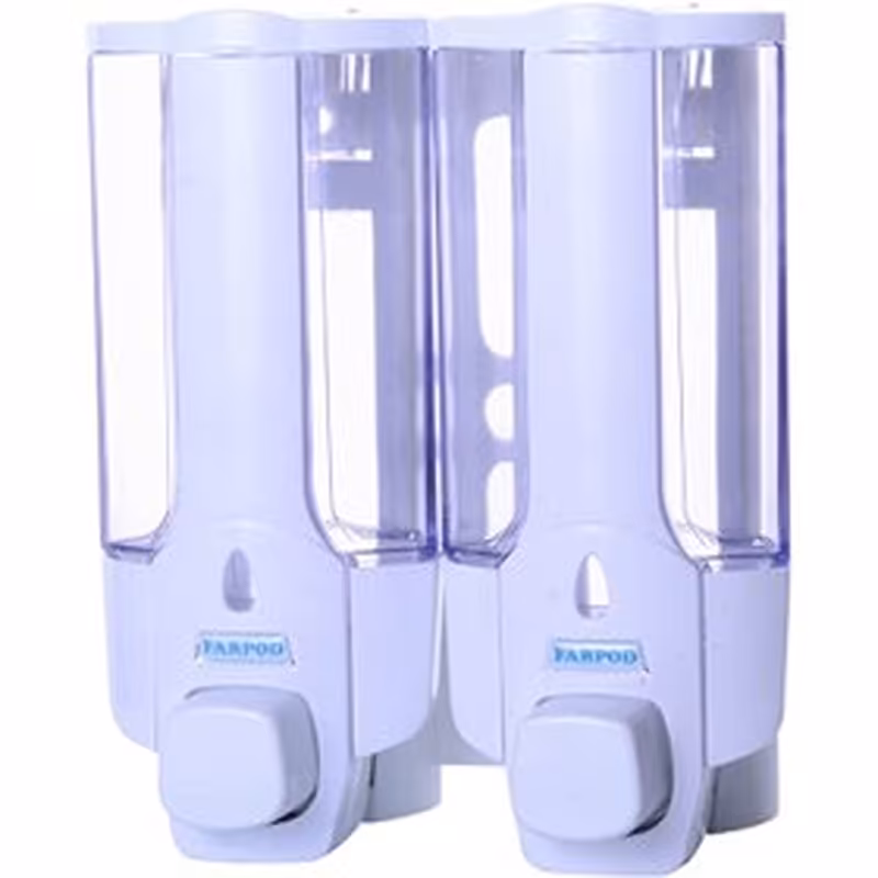 جا مایع دو قلو رنگ سفید (ارسال رایگان)