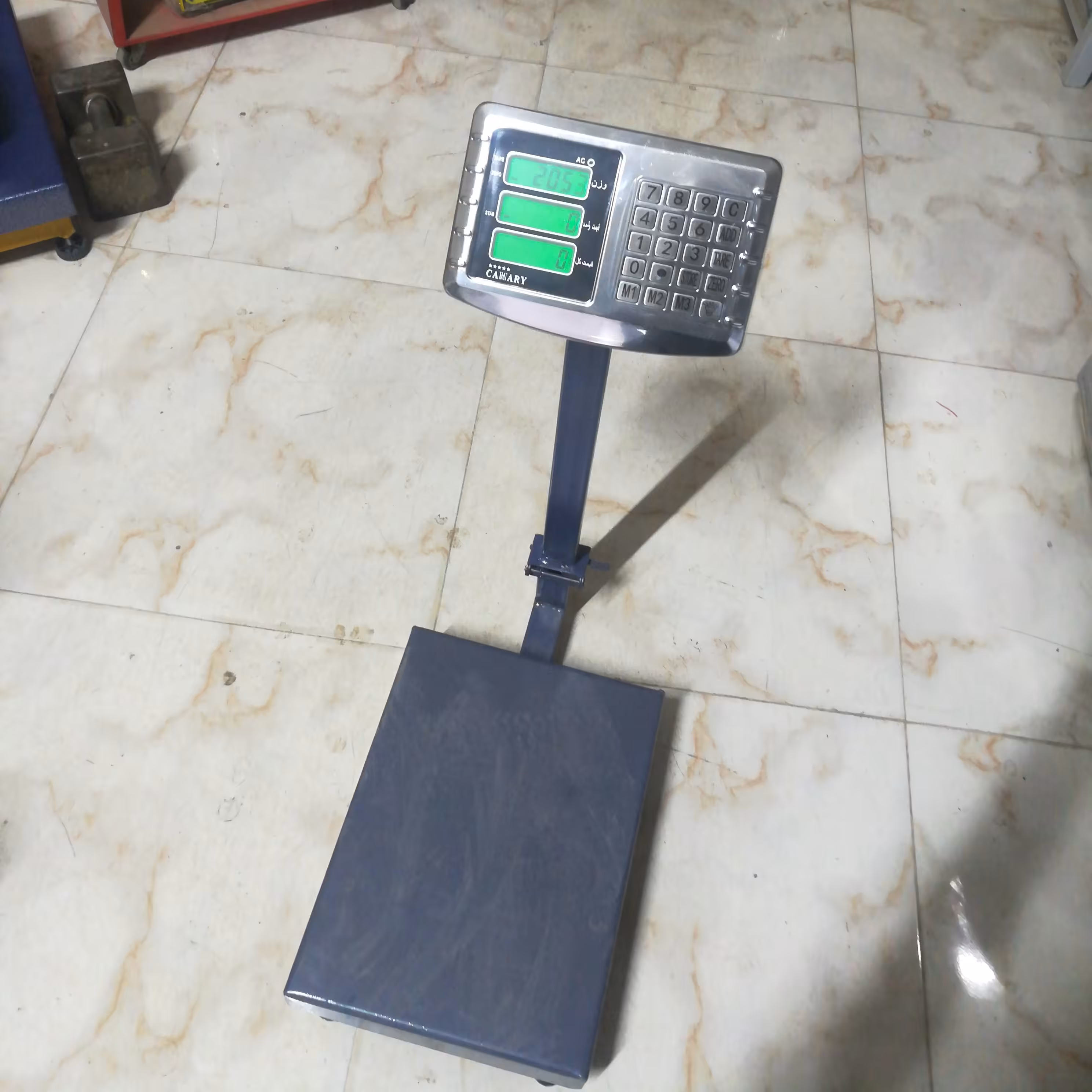 باسکول 150 کمری برند اصلی CAMARY کیبرد استیل 