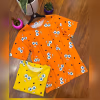 تیشرت لانگ باب اسفنجی سوپر پنبه