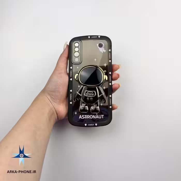 قاب گوشی Galaxy A50-A50S-A30S سامسونگ طرح دار شفاف فضایی وپاپ سوکت فضانوردی 
