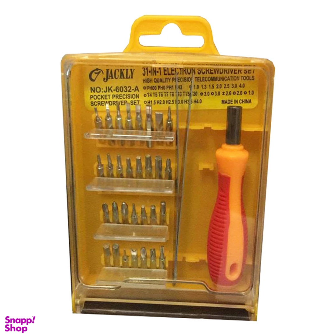 مجموعه 32 عددی پیچ گوشتی جکلی مدل jk 6032-A