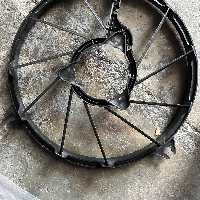 دیاق پروانه فن رنگ مشکی