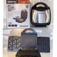 ساندویچ ساز 3 کاره کیفیت عالی جیپاس مدل GGM36534N

