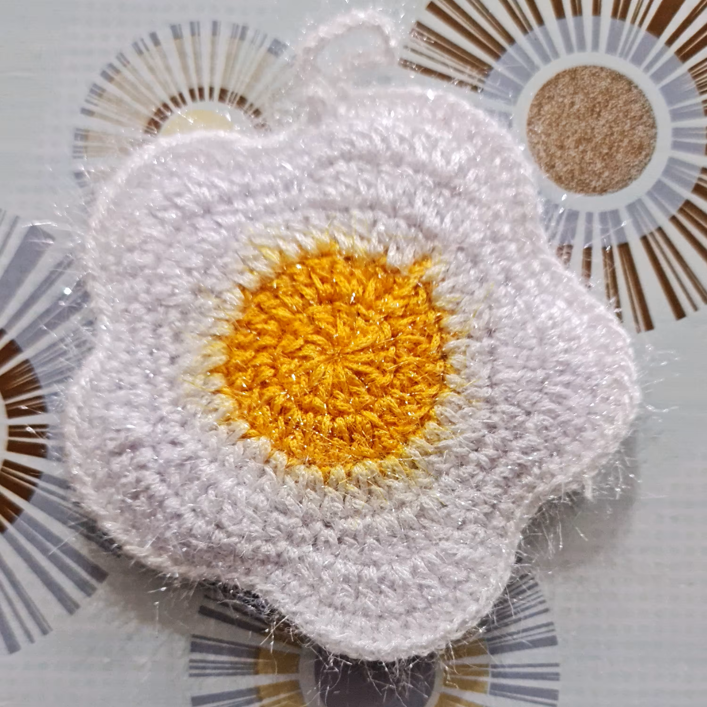 اسکاج بافتنی طرح تخم مرغ (کدA16)