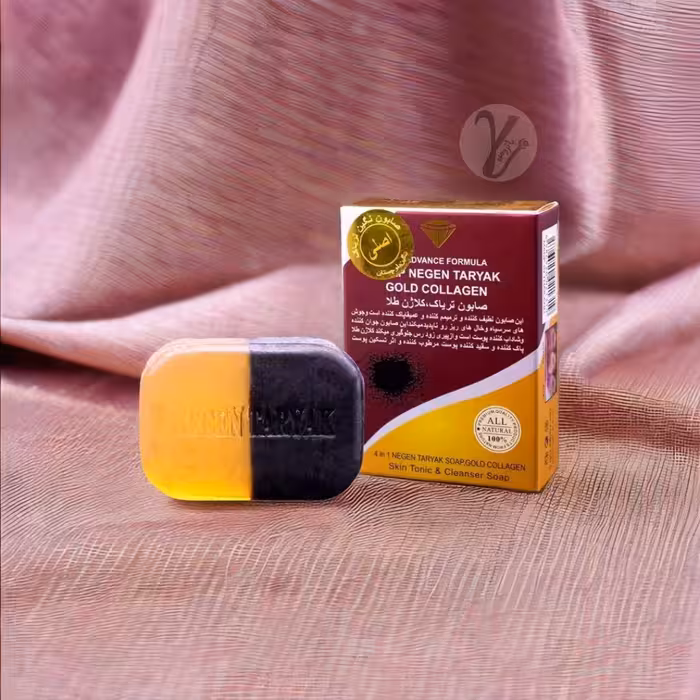 صابون تریااک نگین اصل کلاژن طلا