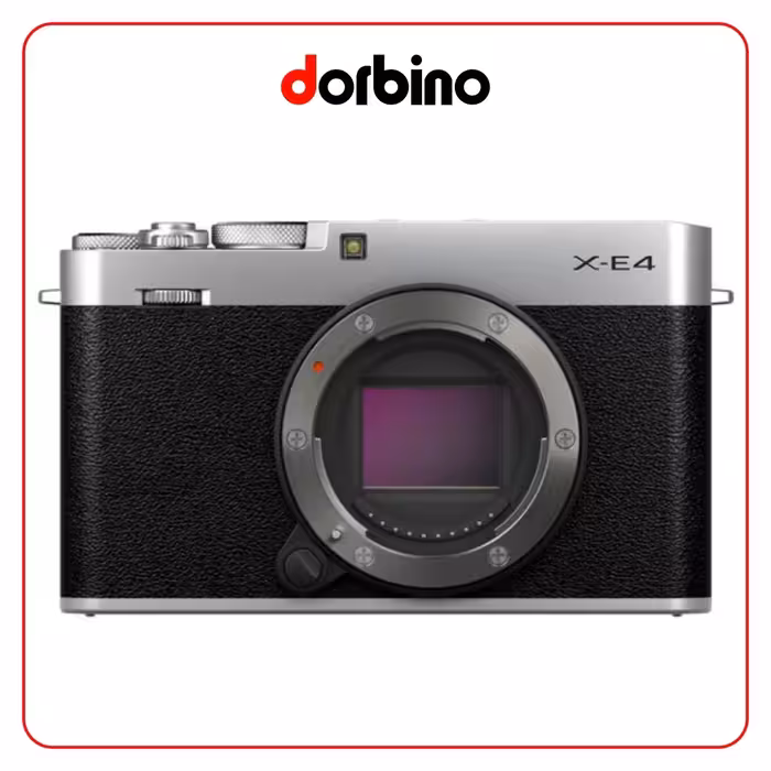 دوربین عکاسی فوجی فیلم FUJIFILM X-E4 Mirrorless Camera (Silver) - فروشگاه دوربین دوربینو