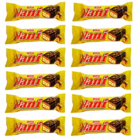 شکلات مغز دار نانی فندوقی شیرین عسل - 40 گرم بسته 12 عددی