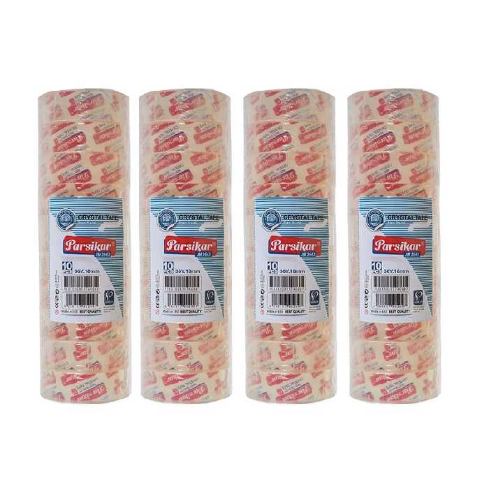 چسب نواری پارسیکار مدل JM3643 عرض 1.5سانتی متر بسته 40 عددی