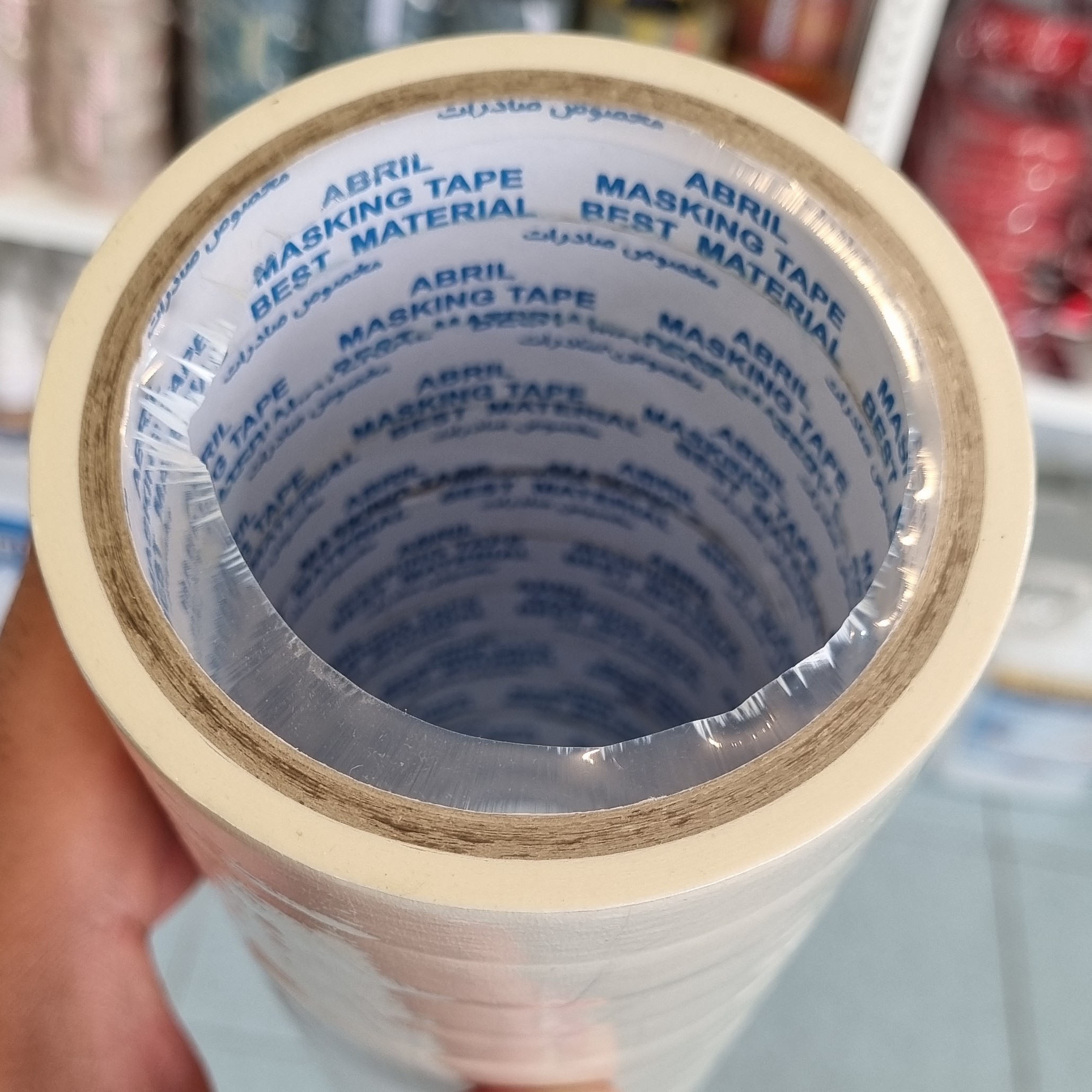 چسب کاغذی- 16 یارد  -باریک- برند ابریل -مخصوص صادرات -یک عدد