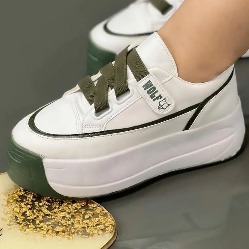 کتانی لژدار  زنانه مدل ولف