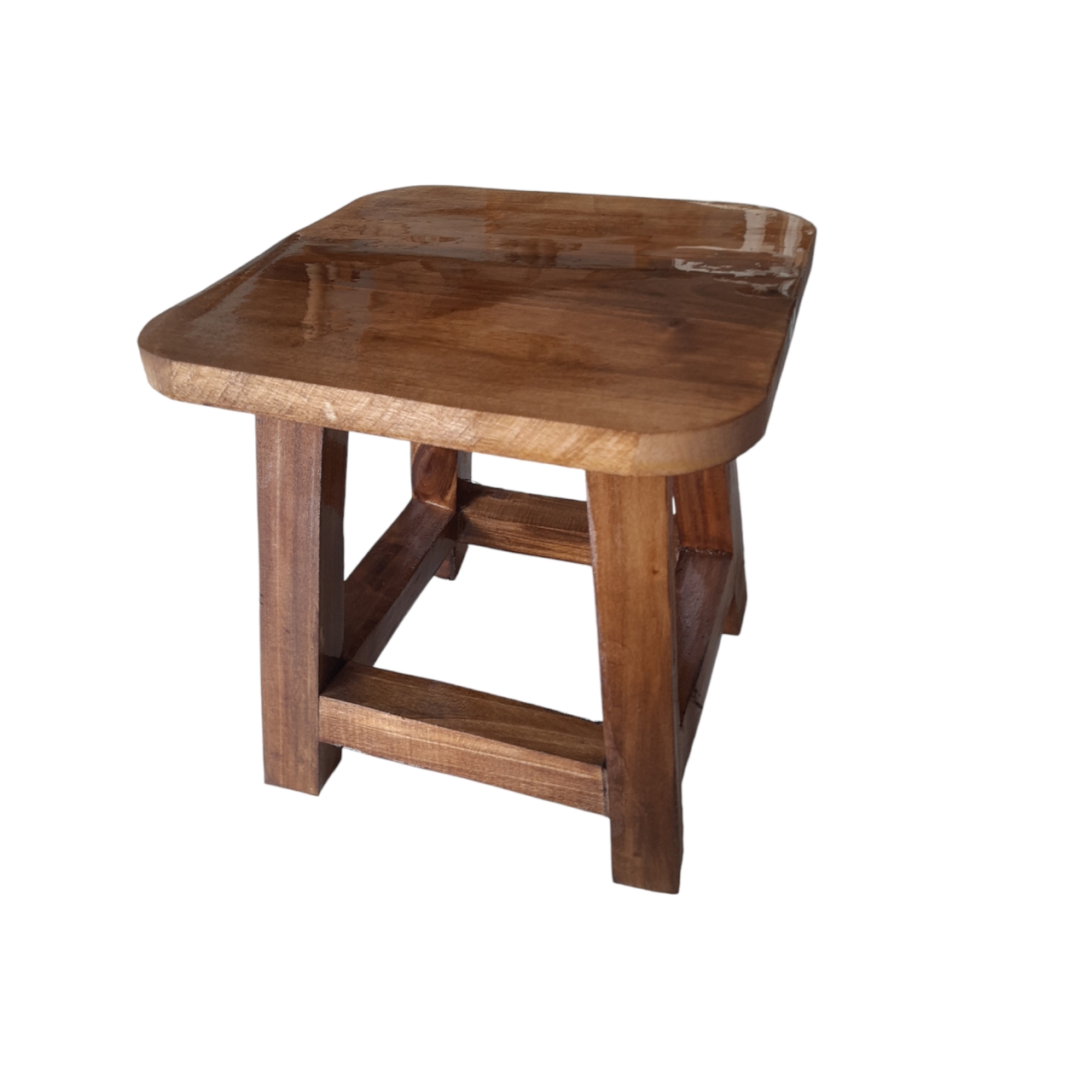 چهار پایه کوتاه چوب گردو مقوم به رطوبت