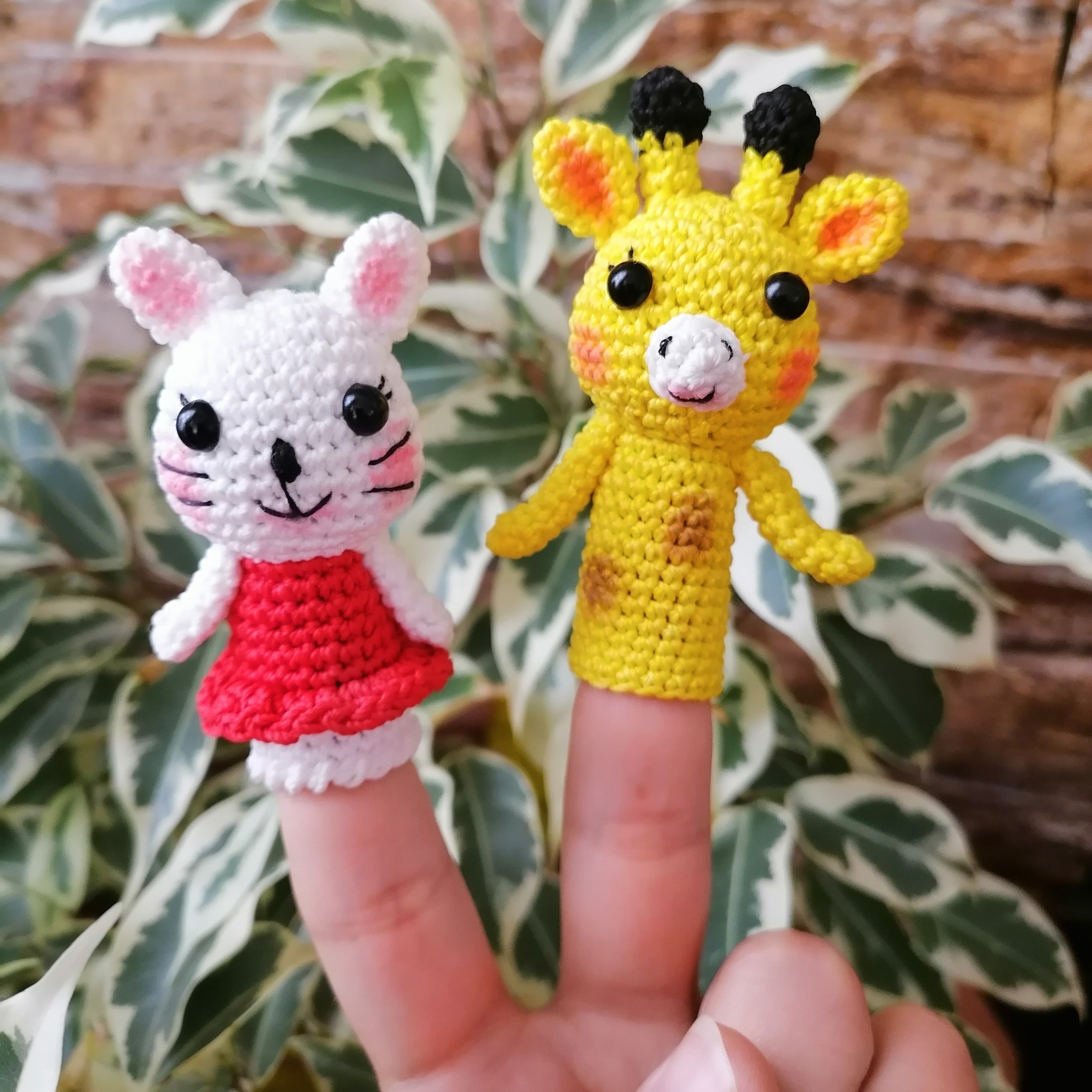 عروسک انگشتی دستبافت (7سانتی)