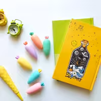 ماژیک هایلایتر  هویج پاستیلی بزرگ پک 6 عددب