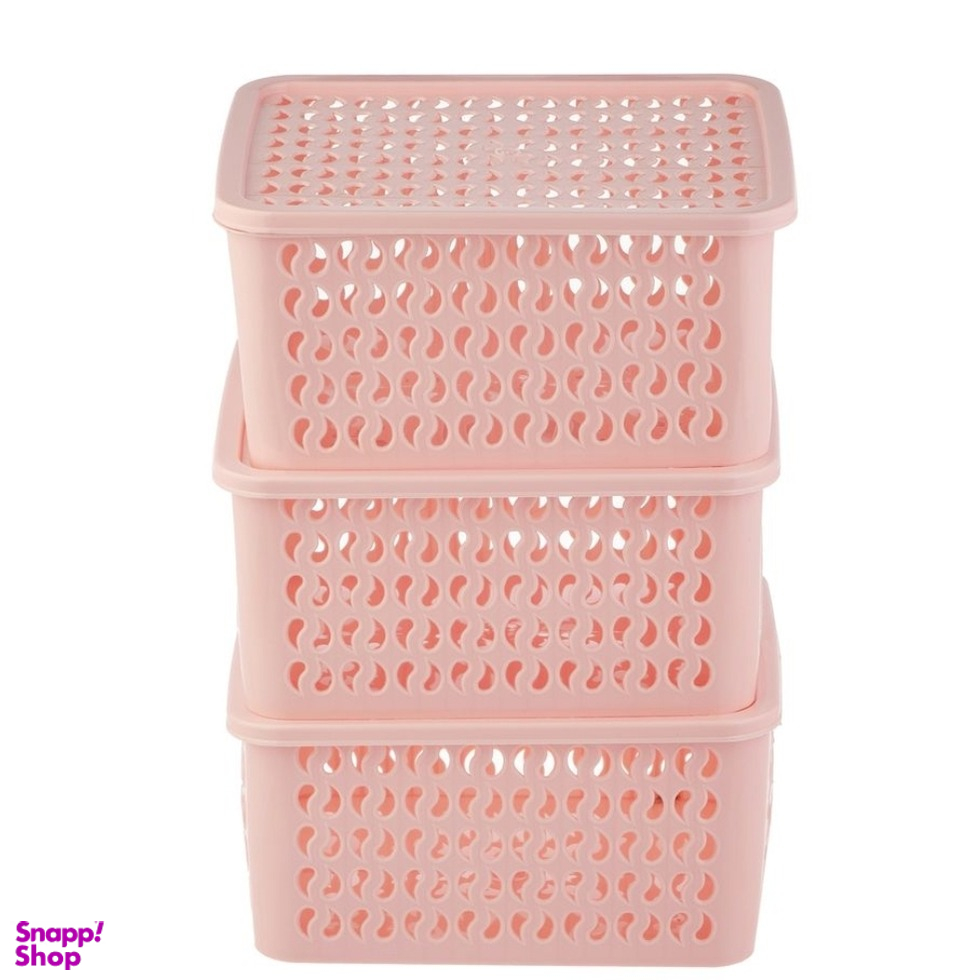 سبد نظم دهنده مدل درب دار بسته 3 عددی