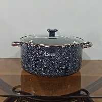 قابلمه گرانیتی سایز 32 لاوان مدل تیتان طوسی با ارسال رایگان