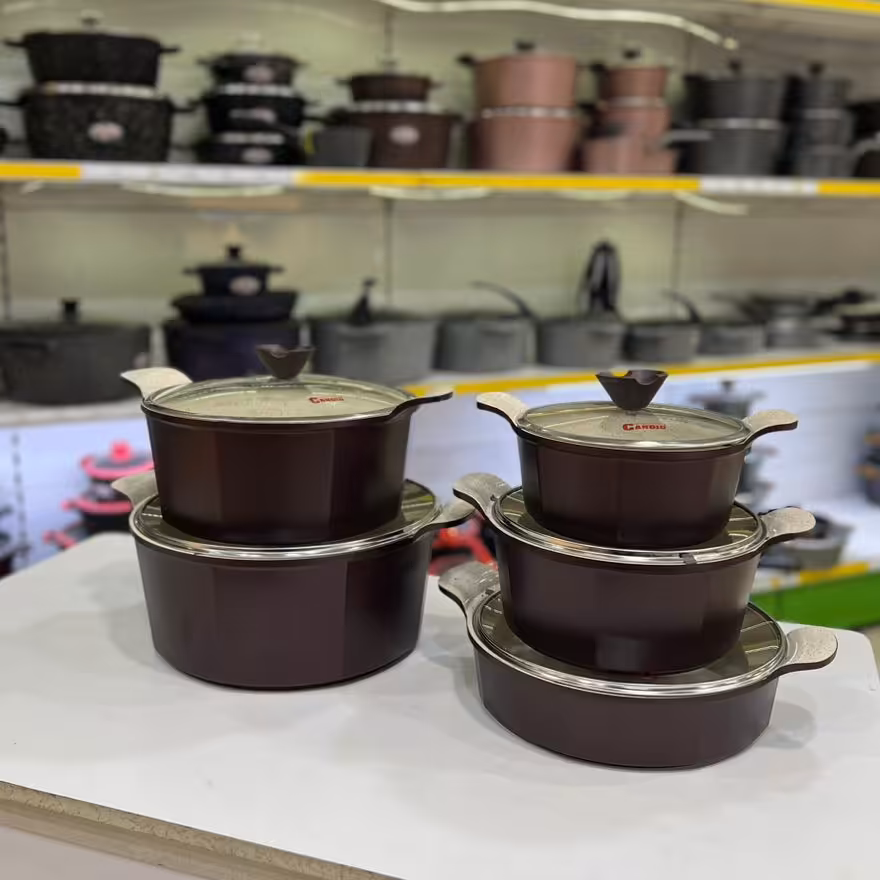 سرویس 10پارچه اسکار کاندید زرشکی