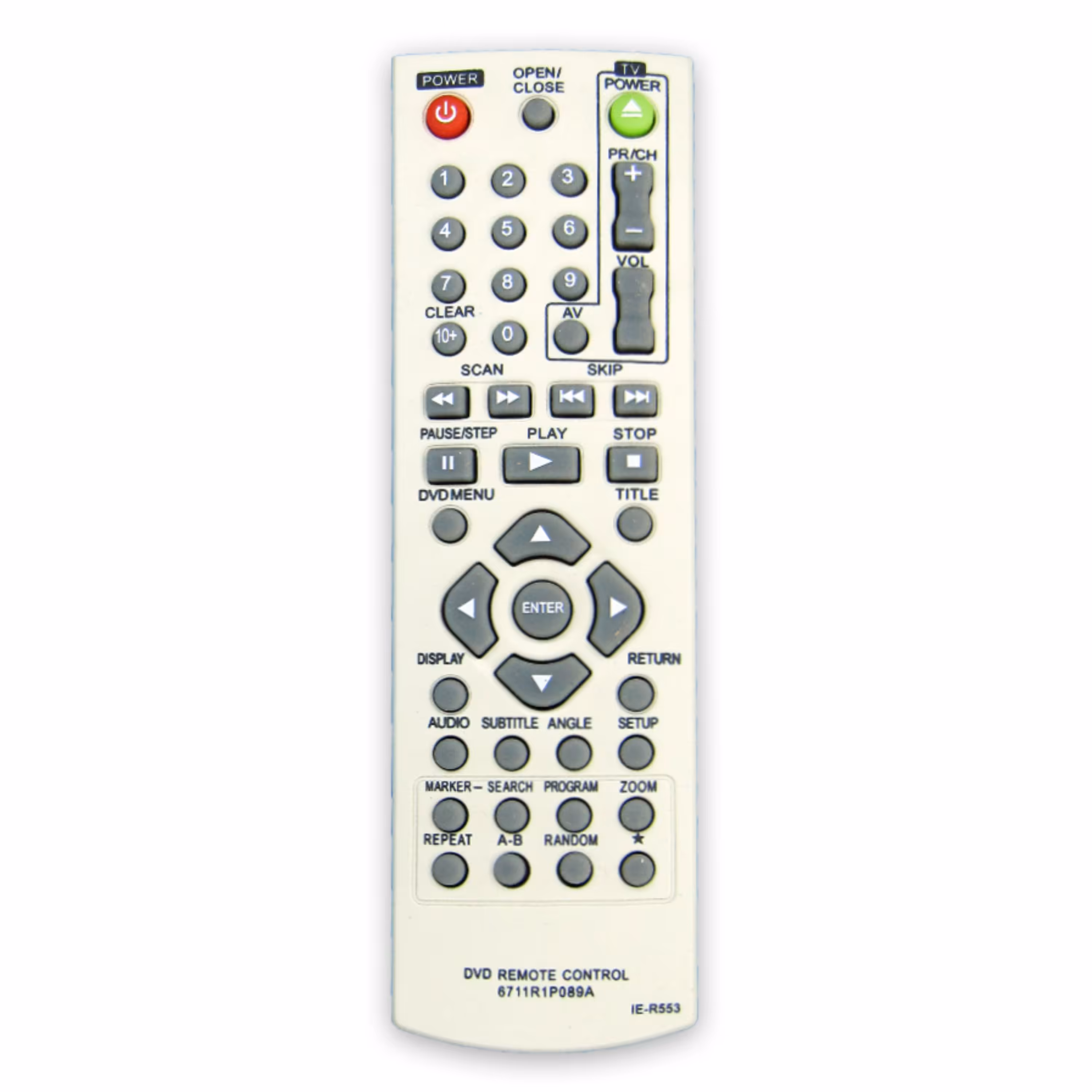 کنترل دی وی نیو سونی NEW SONY DVD  مدل IE-R553