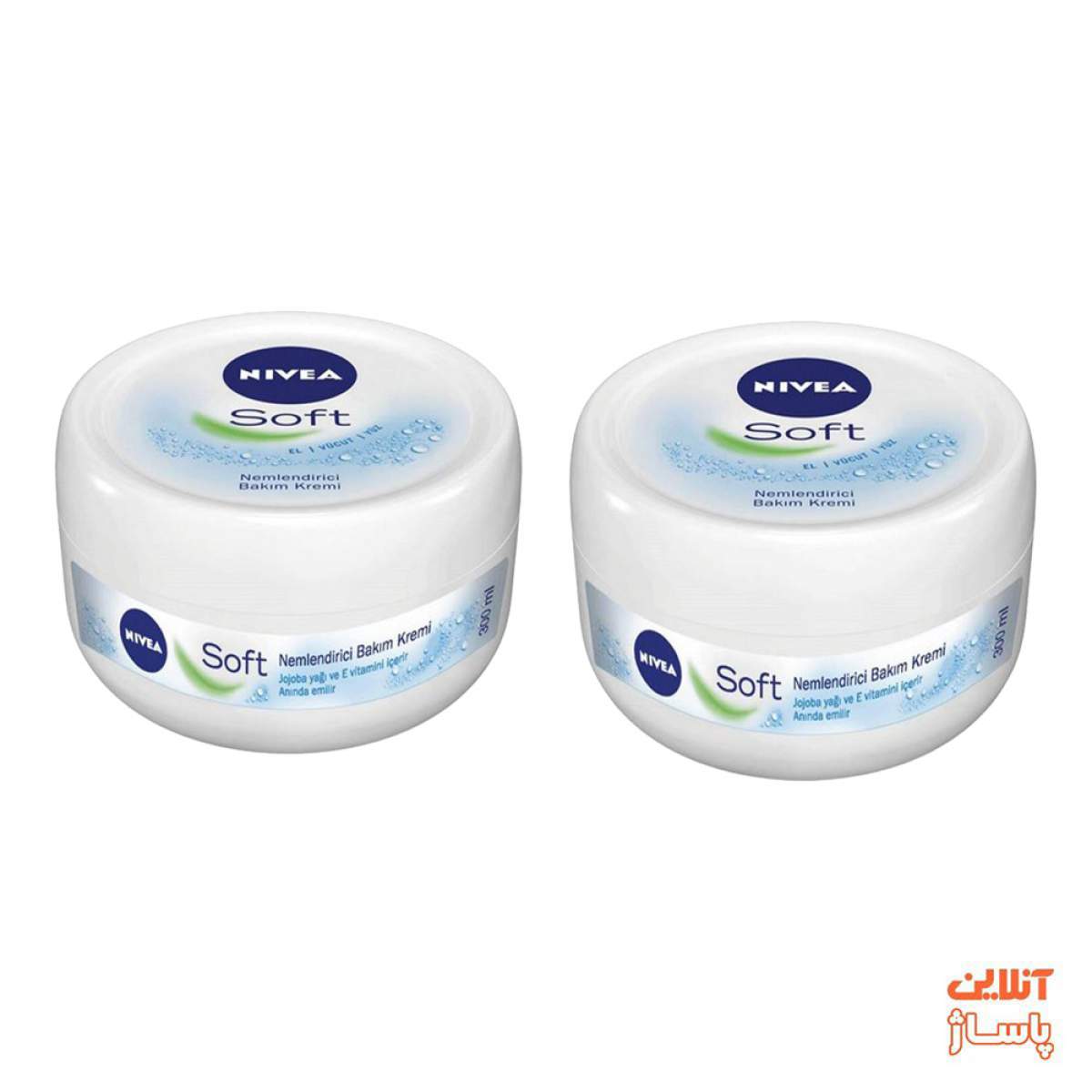 کرم نرم کننده و مرطوب کننده نیوآ مدل Soft حجم 300 میلی لیتر بسته 2 عددی