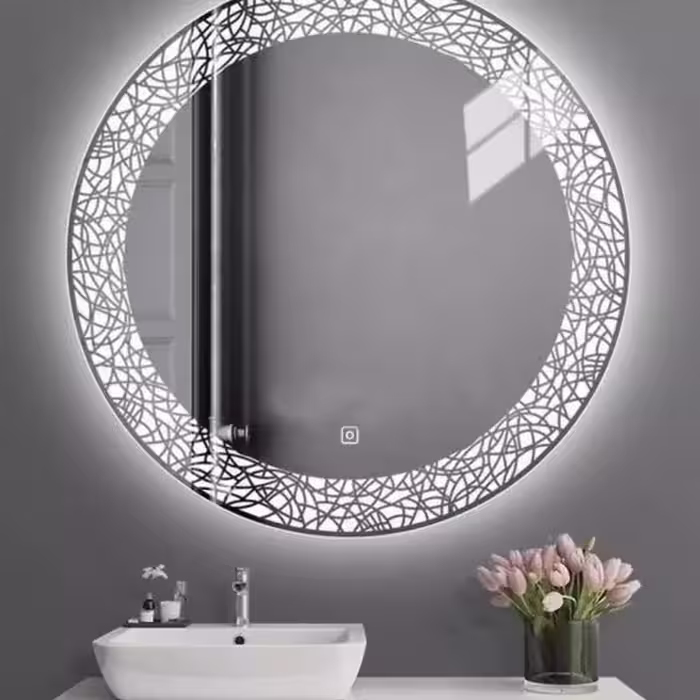 اینه بک لایت مدل ستاره لمسی