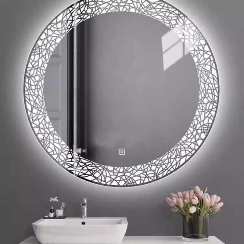 اینه بک لایت مدل ستاره لمسی
