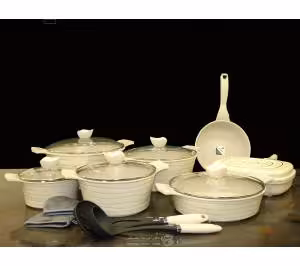 سرویس 11 پارچه مشکی لاین یونیک مدل UN-7721