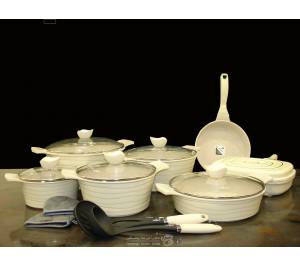 سرویس 11 پارچه مشکی لاین یونیک مدل UN-7721