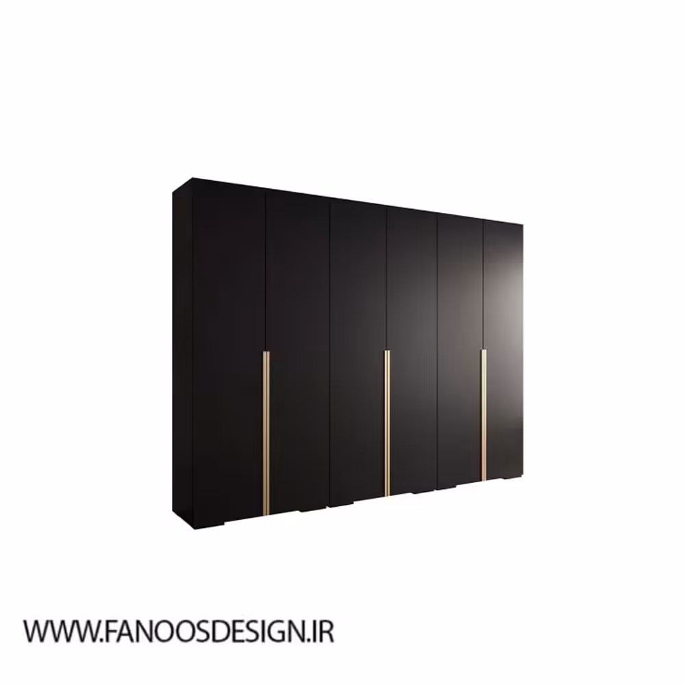 کمد لباس 6 درب لولایی سایز 237*300*47 کد 8746