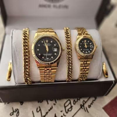 ست ساعت زنانه مردانه رولکس ( ست کامل)