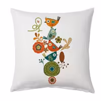 کاور کوسن کراس‌ماه طرح پاساری سایز 40 در 40 سانتی کد c2120