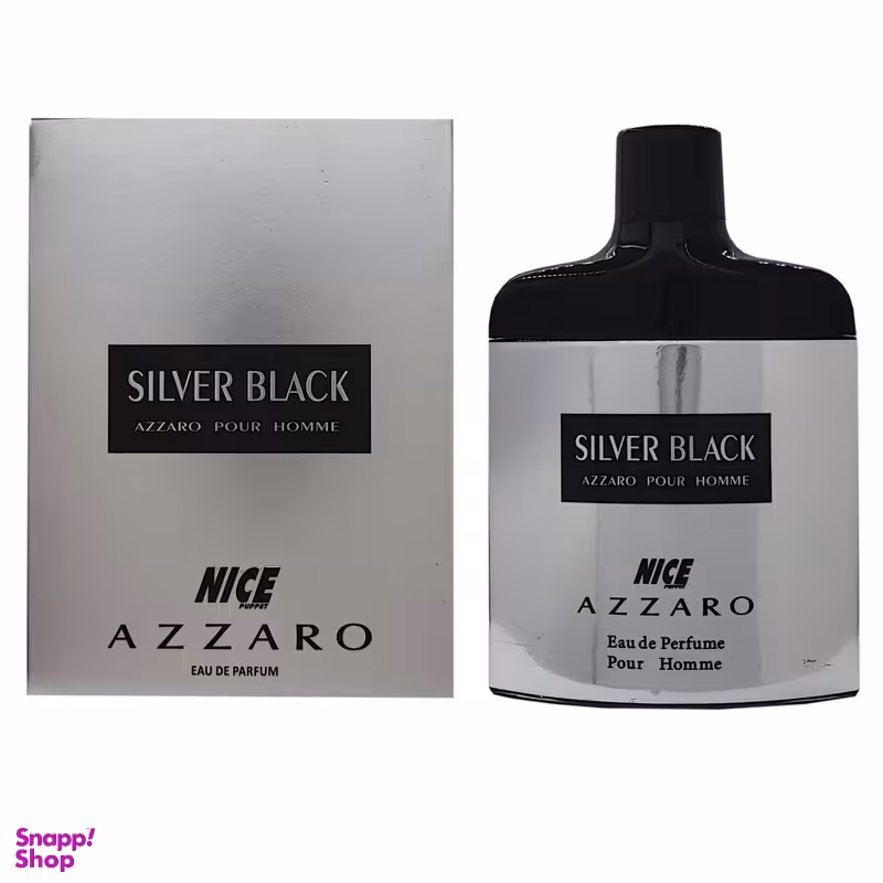 ادوپرفیوم مردانه نایس پاپت مدل Azzaro Silver Black