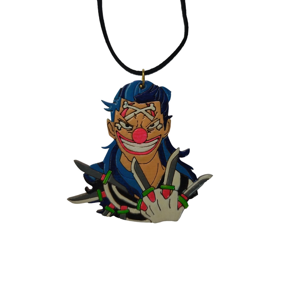 گردنبند چوبی انیمه ای طرح وان پیس One Piece Anime Necklaces