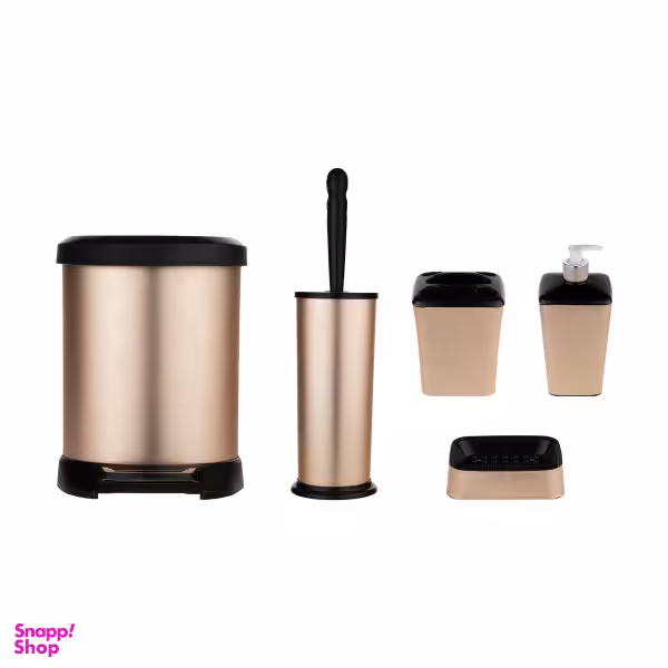 ست سرویس بهداشتی 5 پارچه رزگلد مدل BAHAR کد 8030