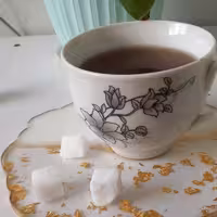 زیرلیوانی طرح عروس دورنگ وشفاف