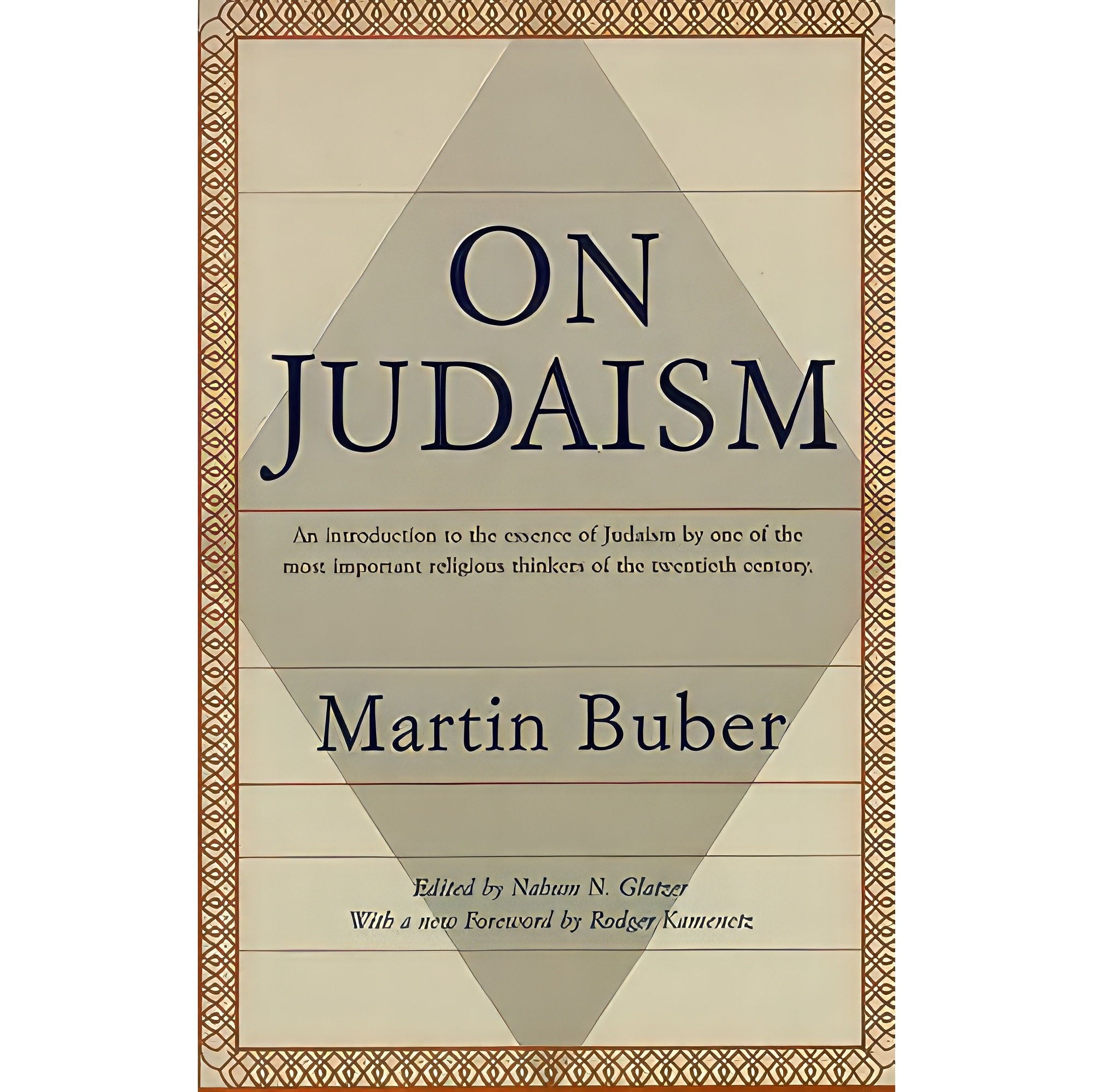 کتاب زبان اصلی On Judaism اثر Nahum Norbert Glatzer and Martin Buber