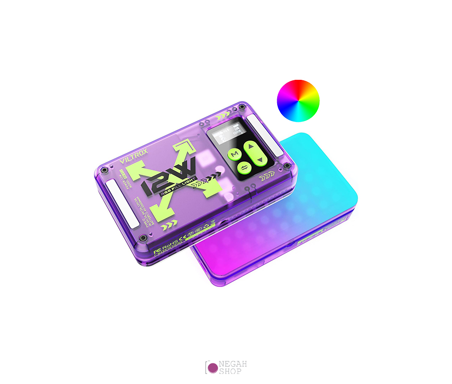 نور ثابت ال ای دی مغناطیسی Viltrox RB-V12 RGB