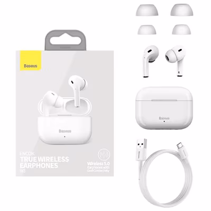 ایرپاد بلوتوثی باسئوس مدل ENCOK W3 با گارانتی اصلی 