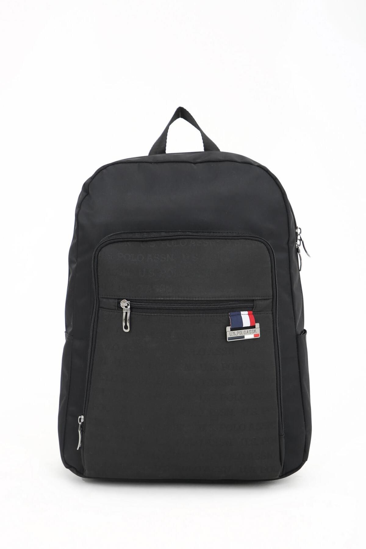 کوله پشتی مشکی مردانه و زنانه سیاه پایه. چوگان Assn. یونیسکس PlexR23609 U.S. Polo Assn.